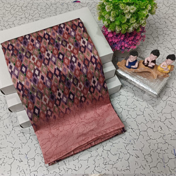Trendy Pure Linen Cotton Sarees - Image 15