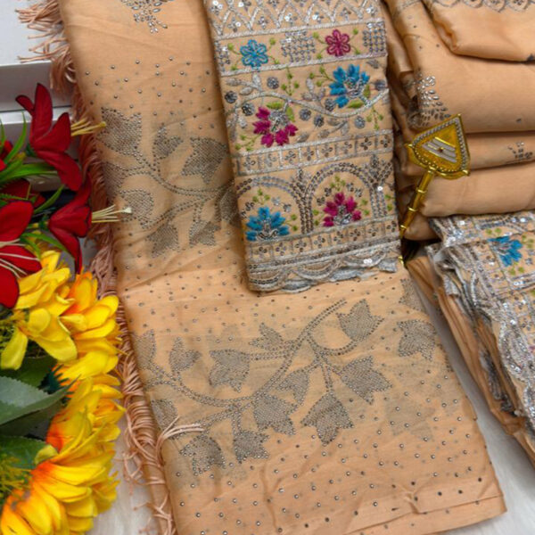 Geogette Fancy sarees - Image 25